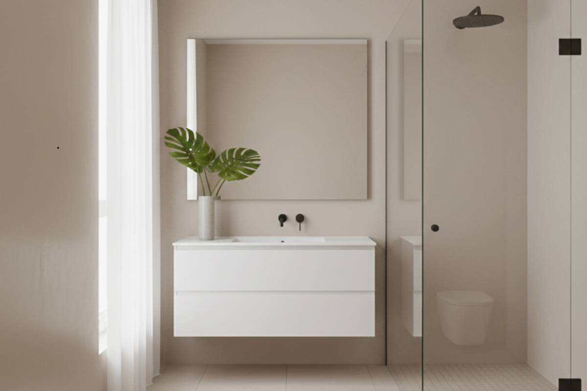 Banheiro minimalista: inspirações e dicas