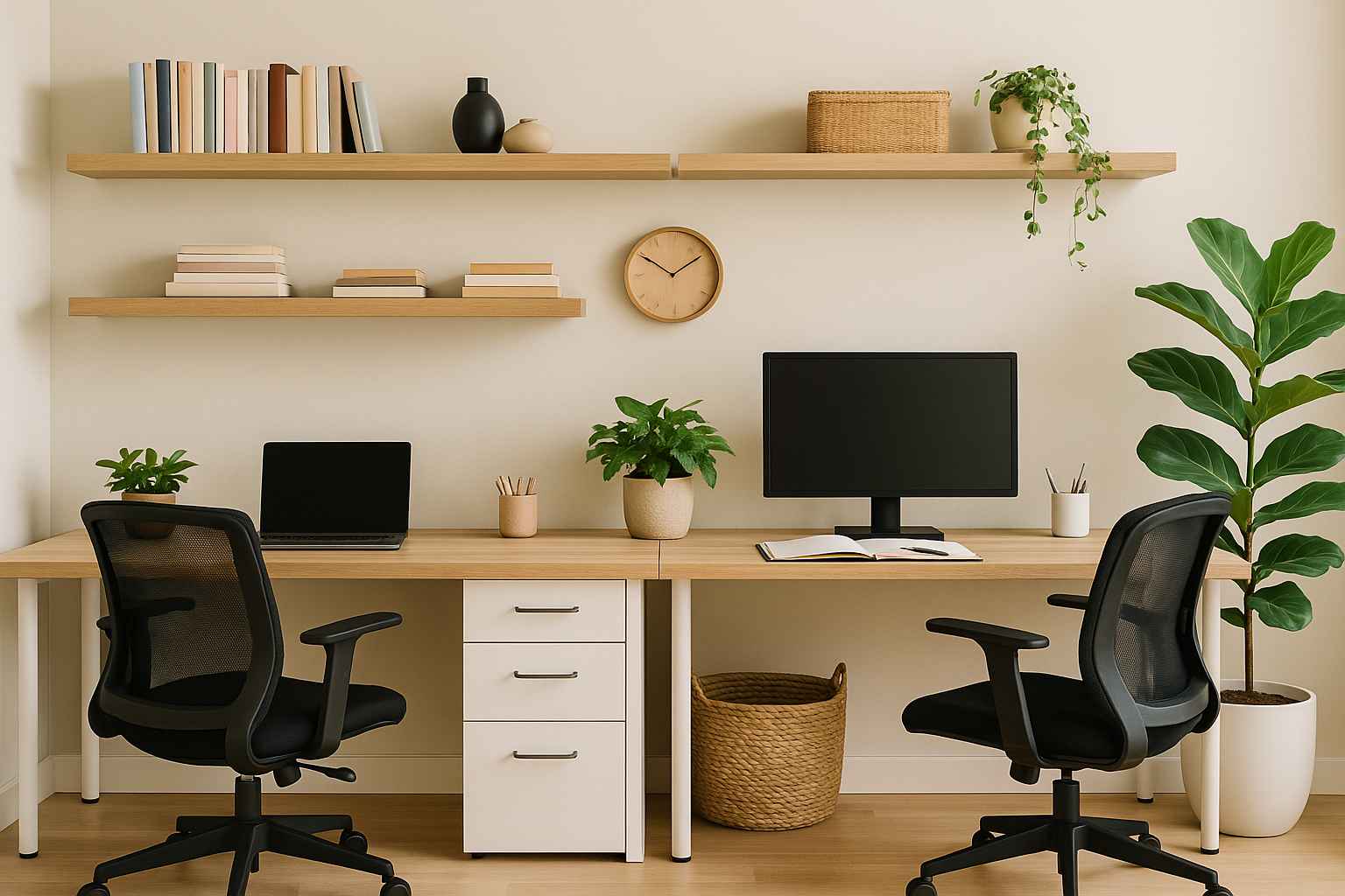 Como decorar escritório compartilhado em casa