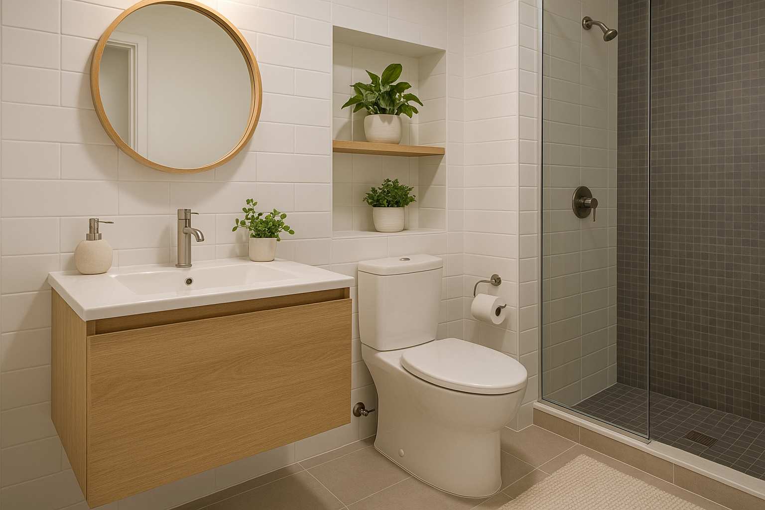 Como decorar um banheiro pequeno com estilo