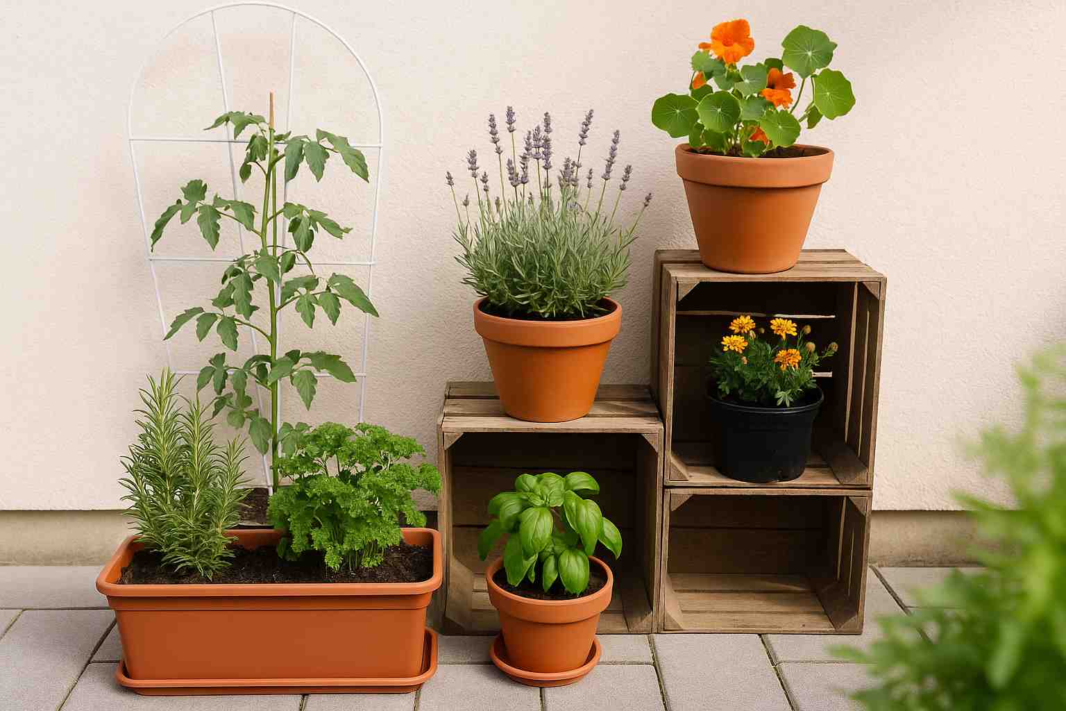 Como montar um jardim em espaços pequenos