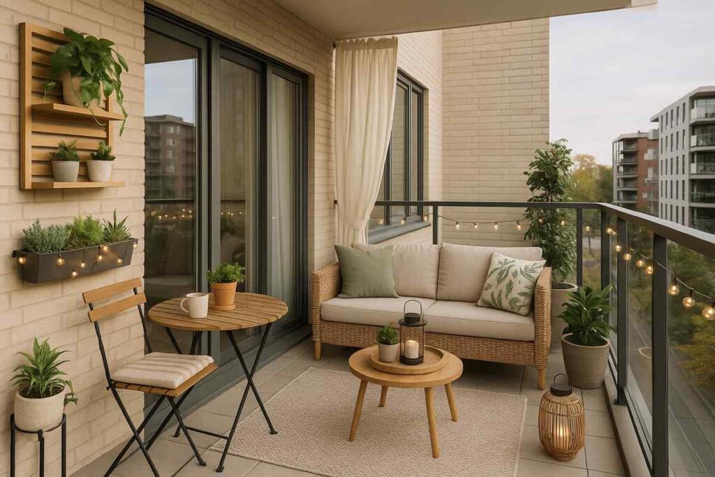 Como planejar a decoração de área externa para apartamentos