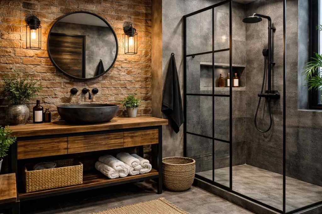 Banheiros com estilo industrial: como fazer
