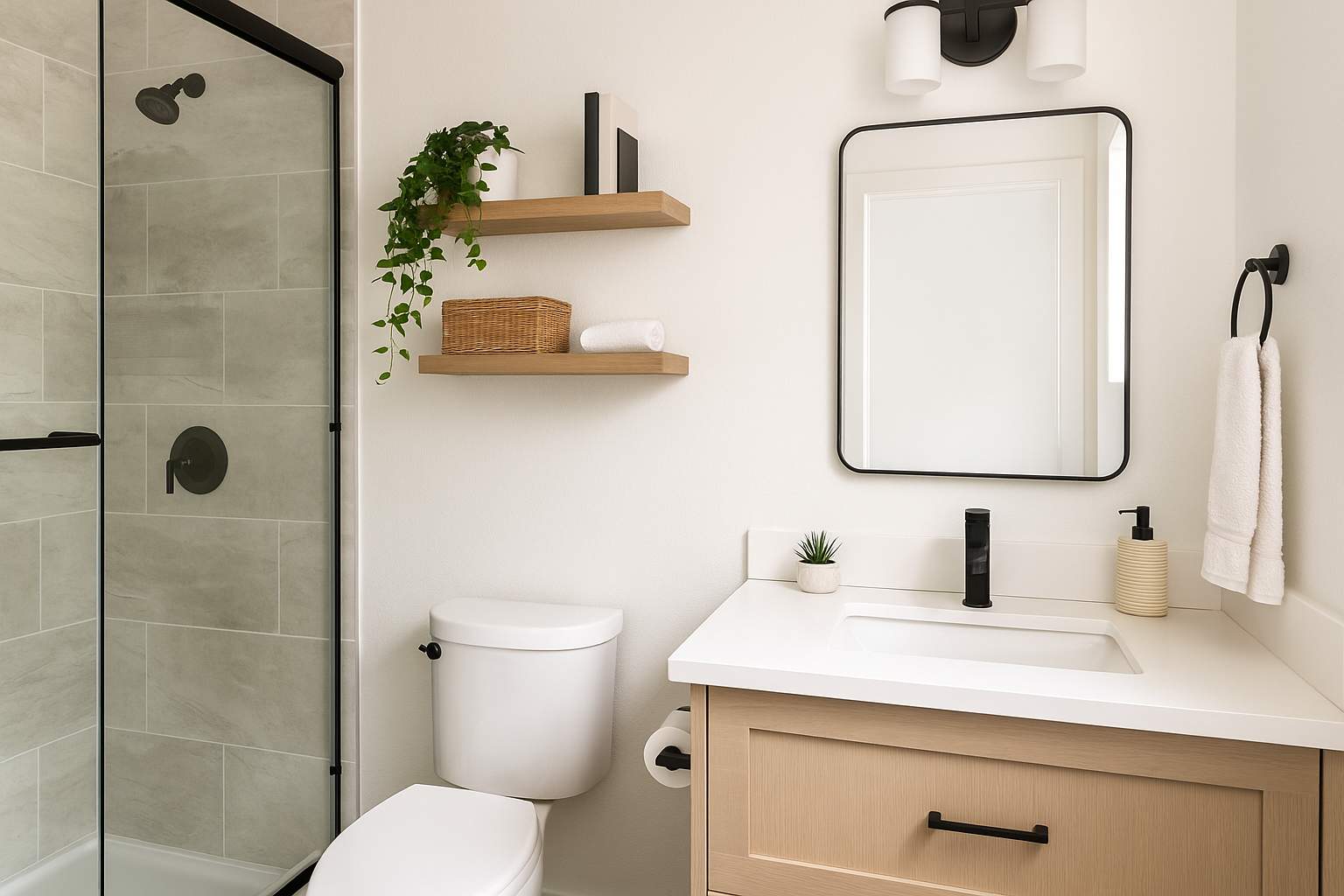 Como aproveitar espaços em banheiros pequenos