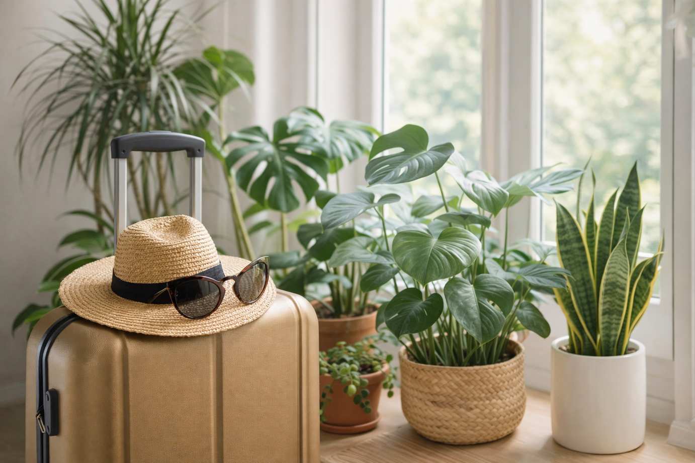 Como cuidar de plantas durante as férias