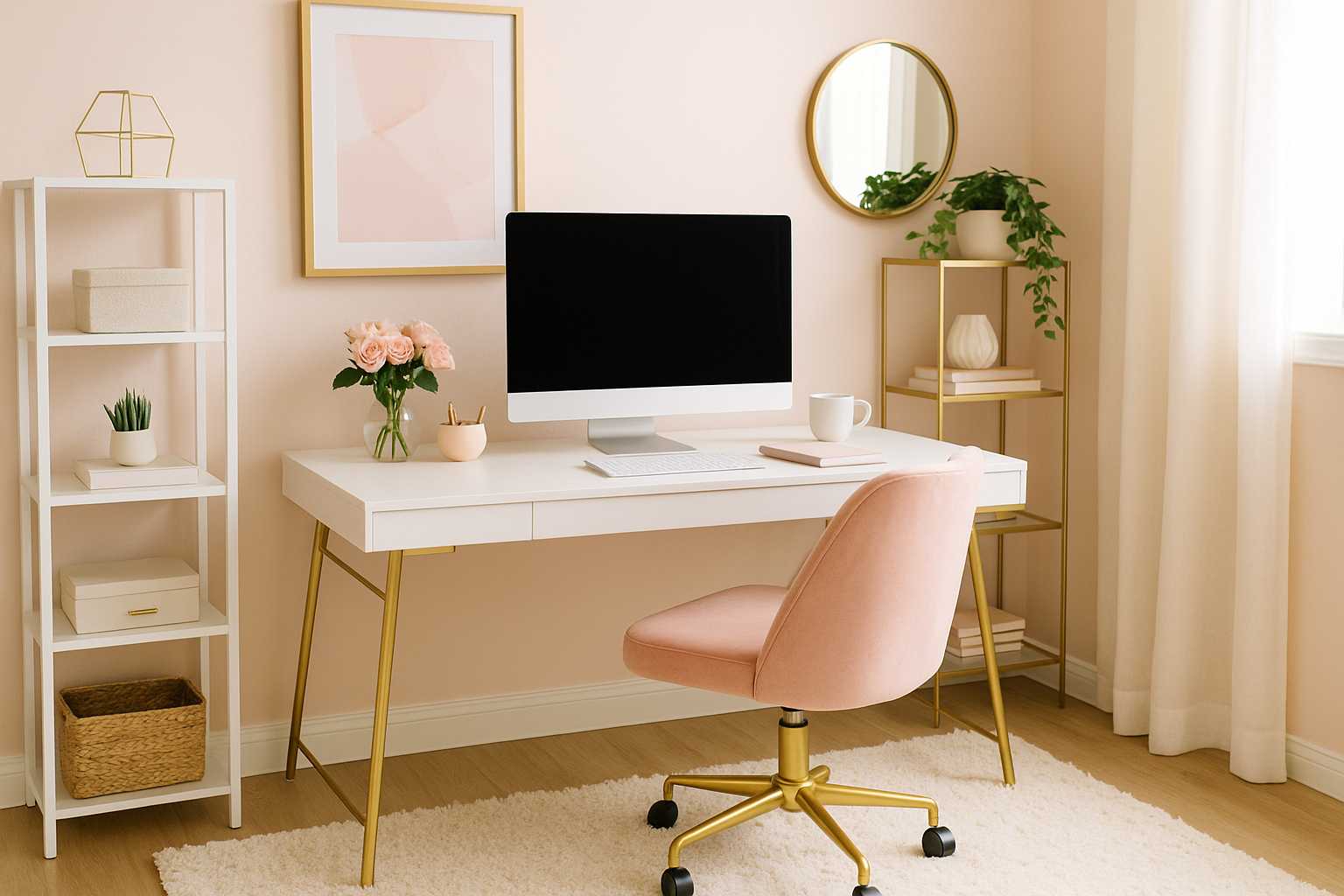 Como decorar um escritório feminino com estilo