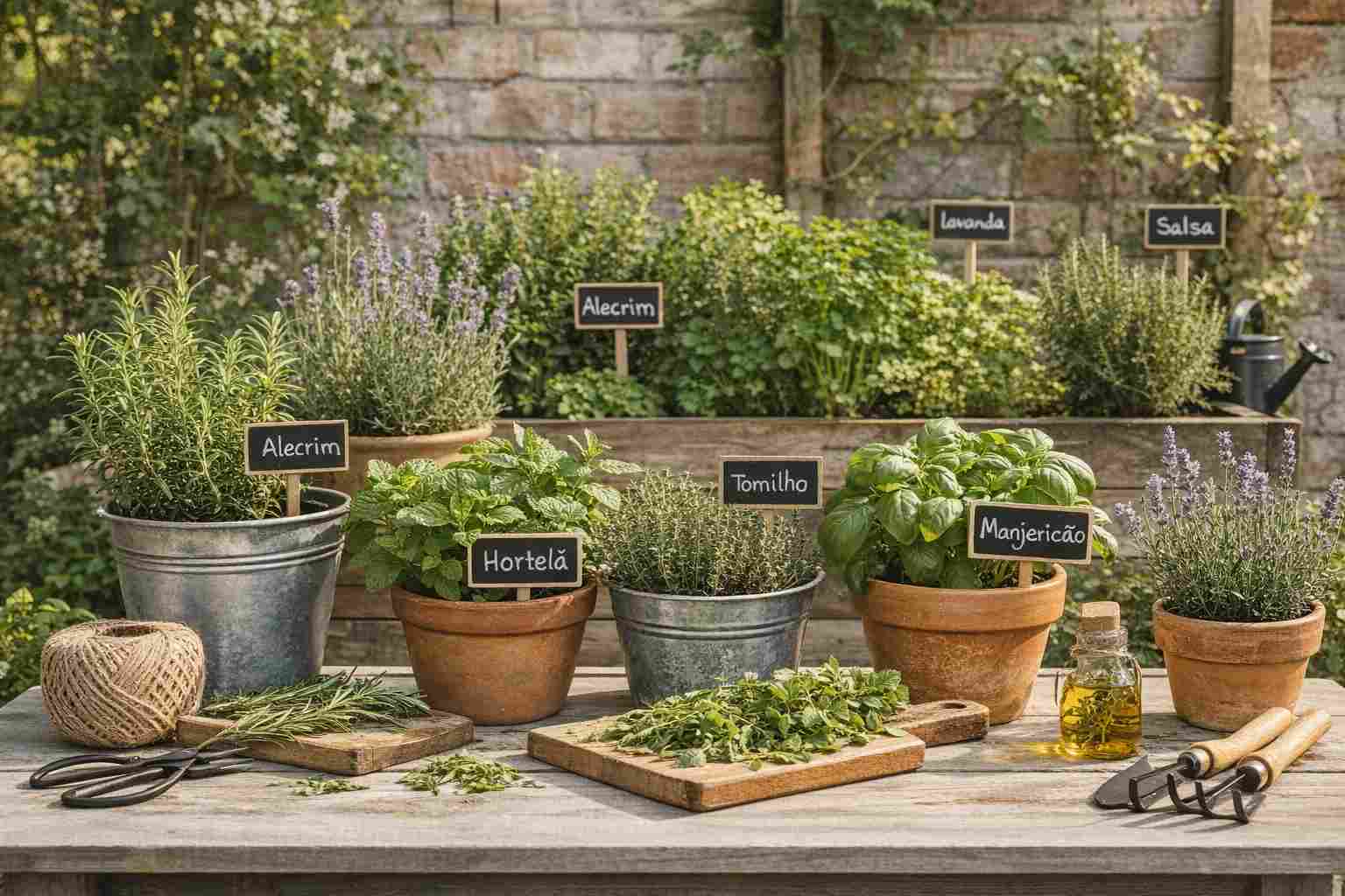 Como fazer um jardim aromático em casa