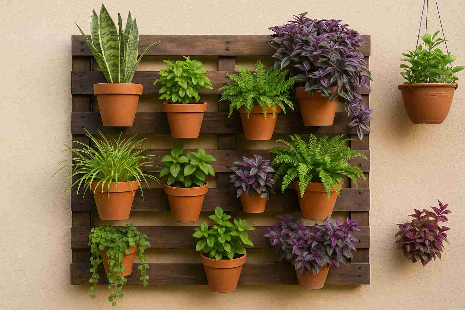 Como fazer um jardim vertical gastando pouco