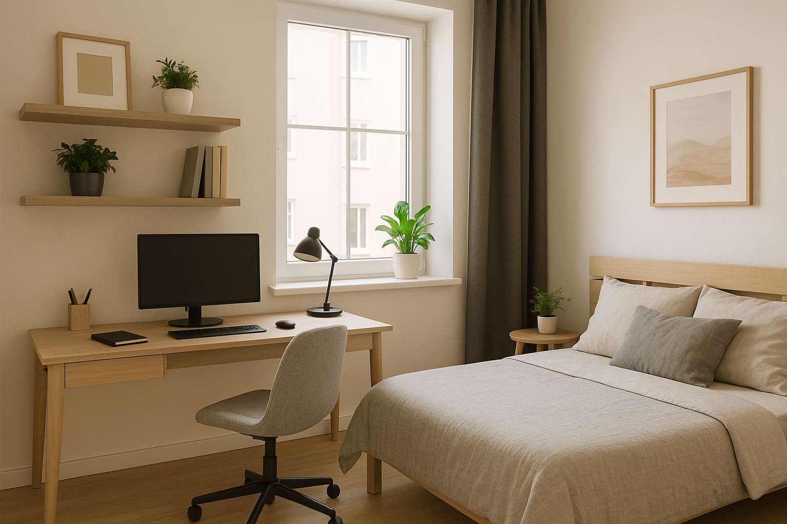 Home office no quarto: dicas de integração