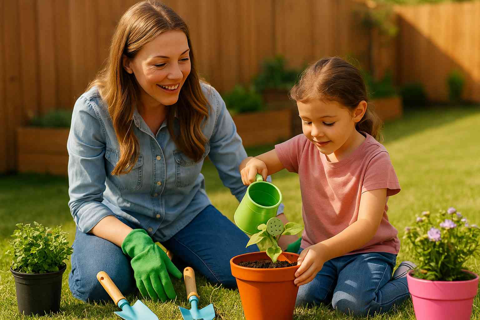 Jardinagem com crianças: como transformar em atividade familiar