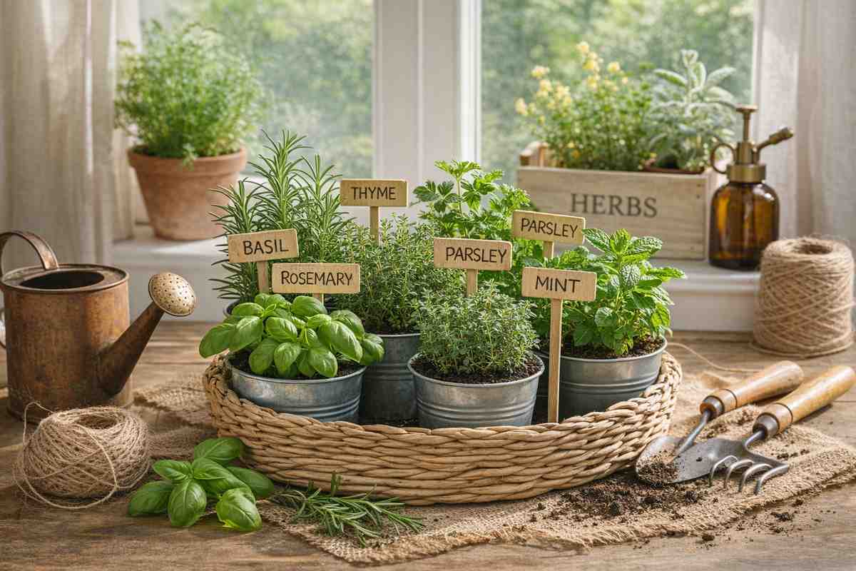 Passo a passo para fazer um jardim de ervas em casa