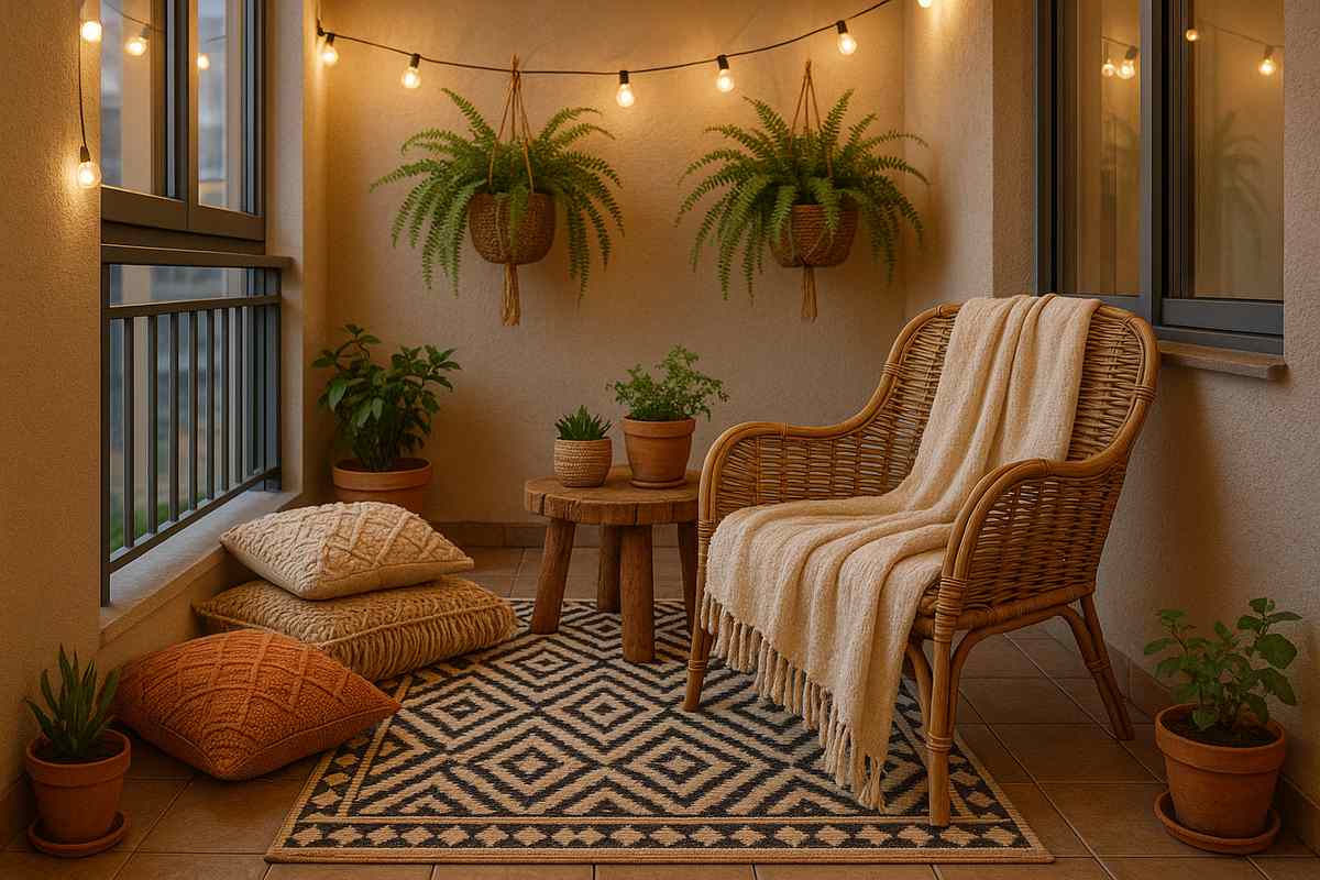 Ideias de decoração boho para áreas externas em 2026