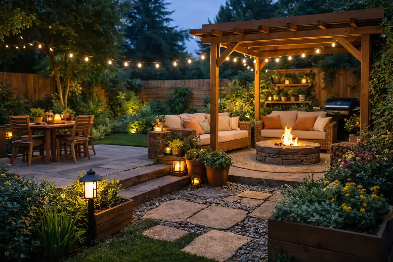 Como criar um espaço de lazer no quintal