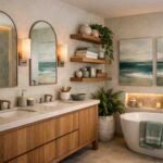 Banheiro estilo praia: decoração leve e relaxante