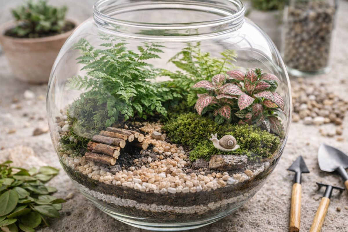 Como criar um terrário passo a passo