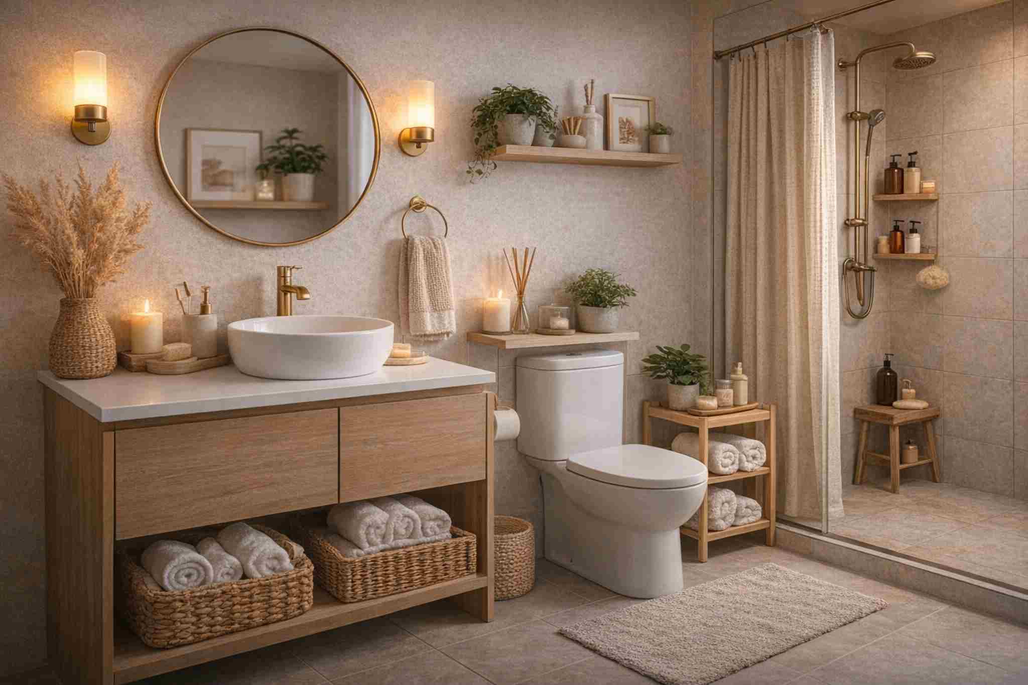 Como decorar banheiro de apartamento alugado