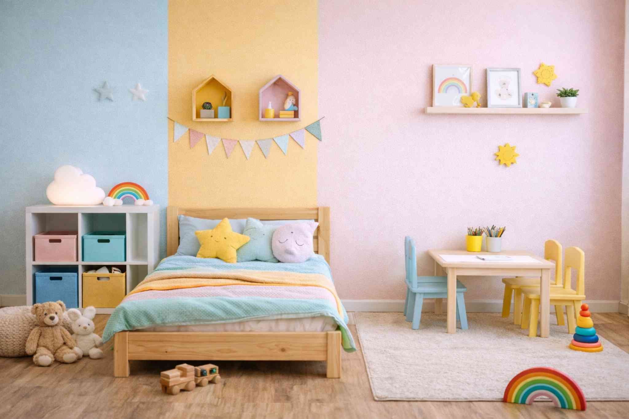 Como escolher cores para o quarto infantil