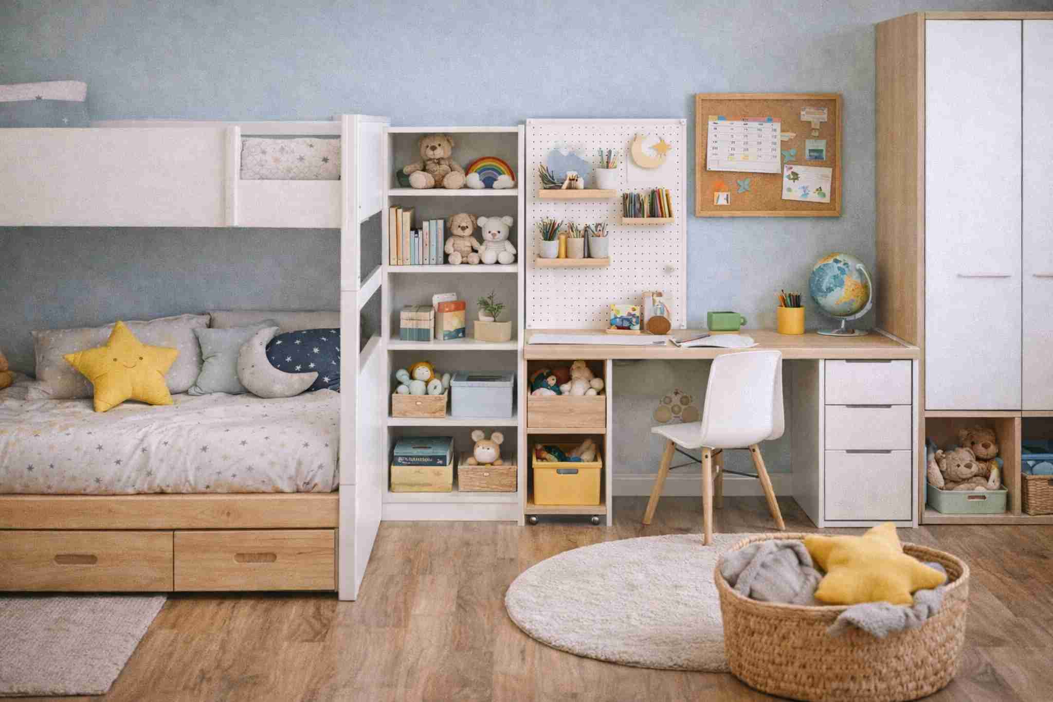 Como escolher móveis inteligentes para quarto infantil