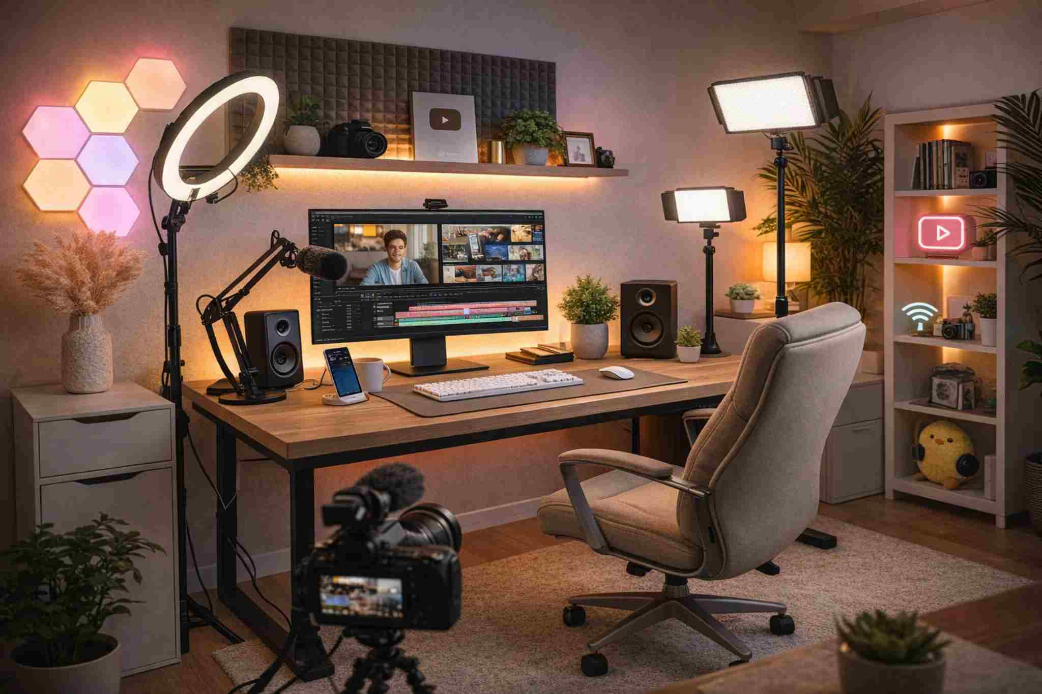 Como fazer um home office de influencer ou criador de conteúdo