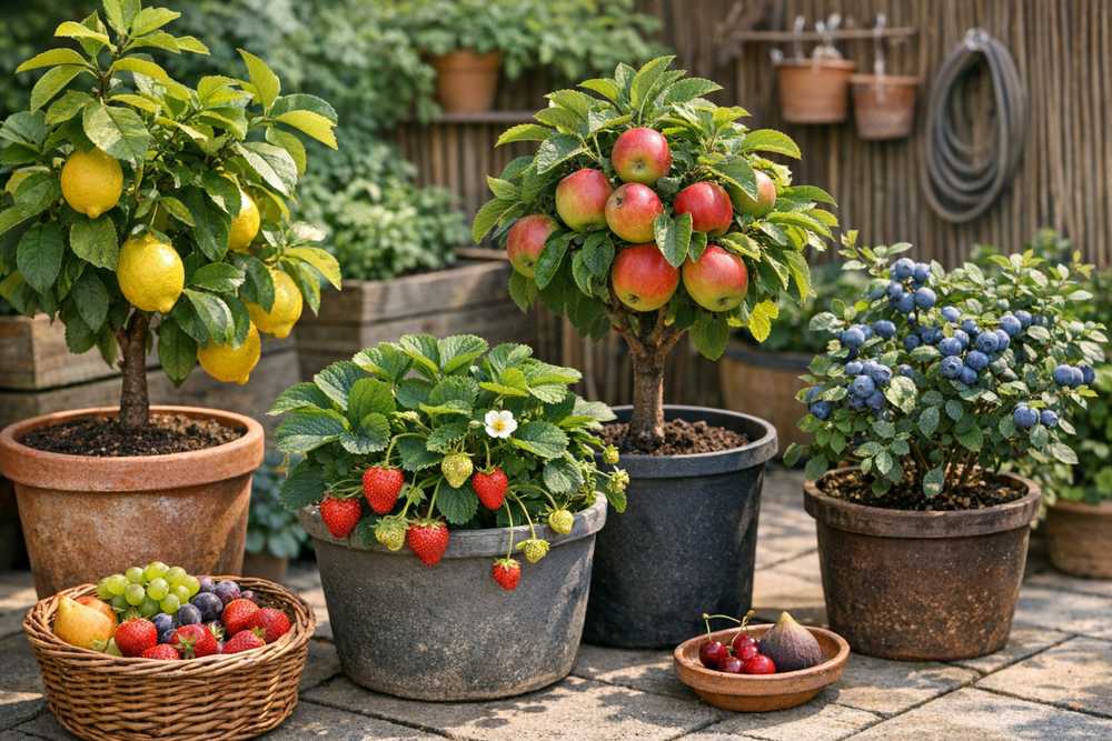 Como plantar frutas em vasos no quintal de casa