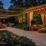 Como usar luzes de fada para decorar a área externa