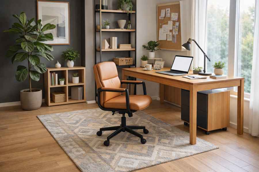 Como usar tapetes na decoração do escritório