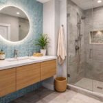 Decoração com pastilhas no banheiro: onde e como usar