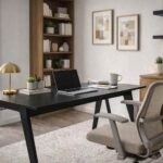 Decoração moderna para escritório em casa