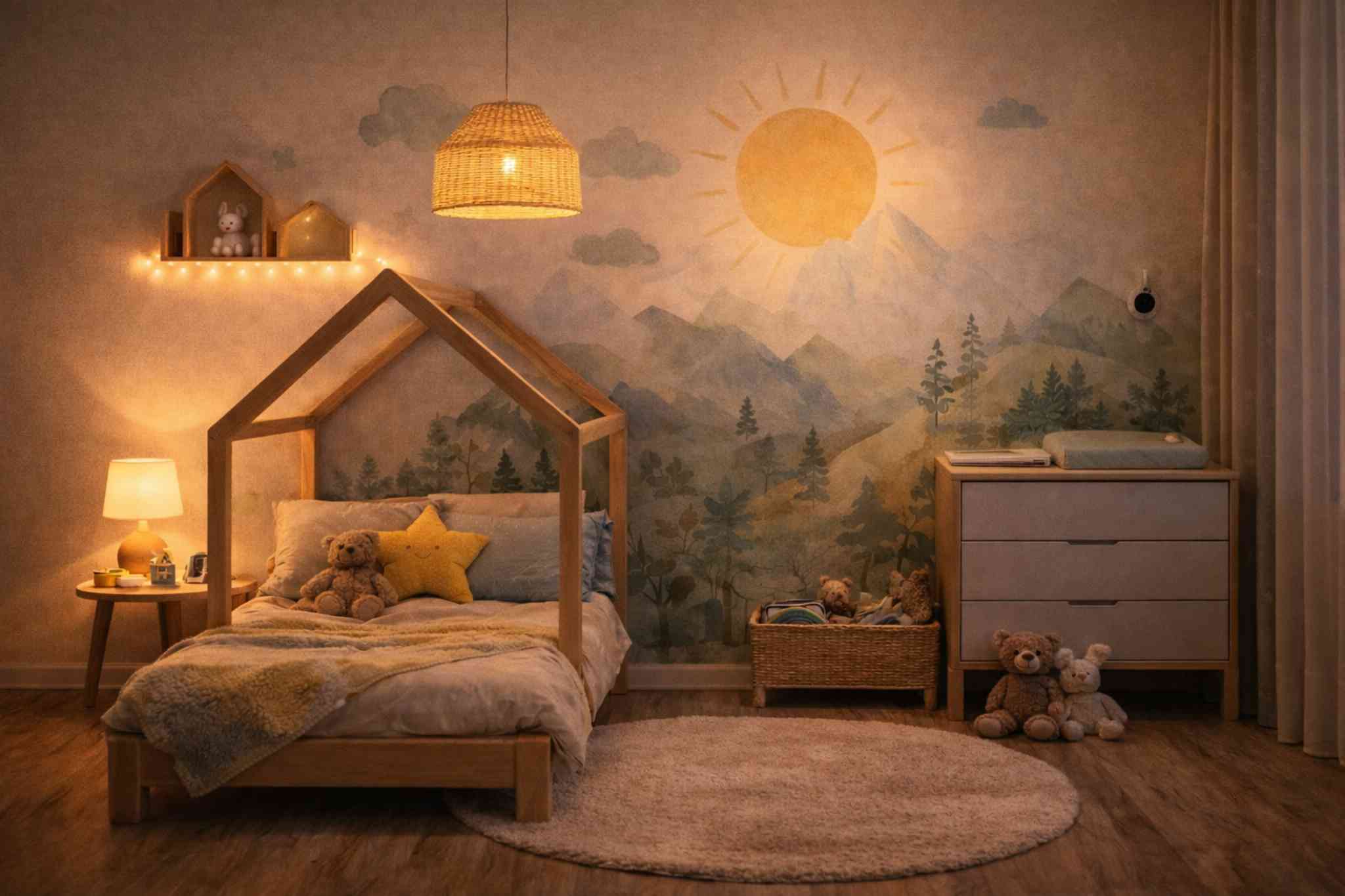 Iluminação ideal para quarto de criança: como acertar