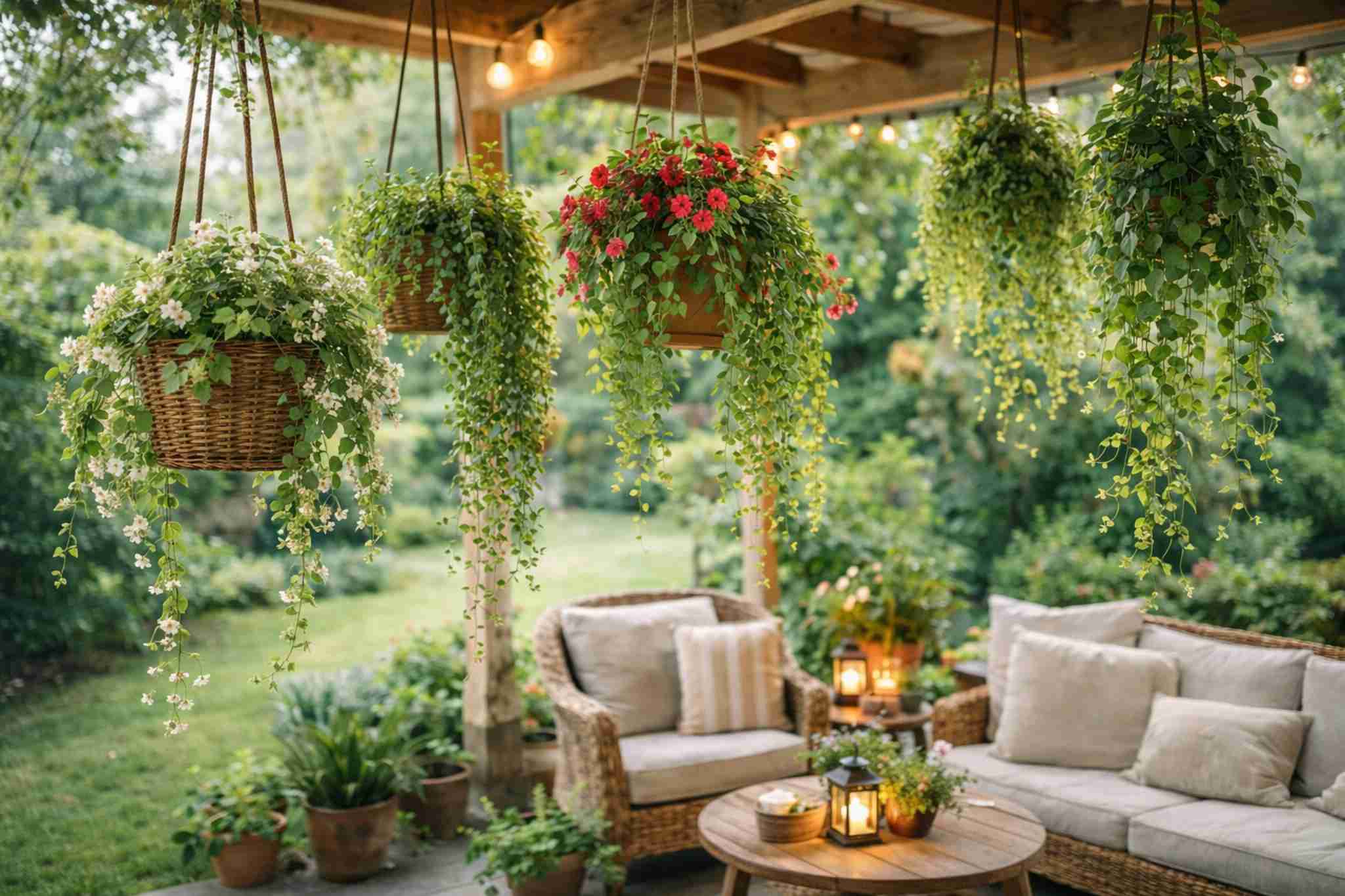 Plantas pendentes: como usar na decoração externa