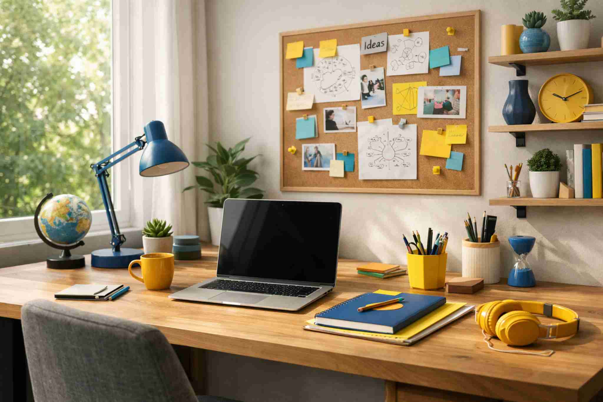 home office que estimula criatividade