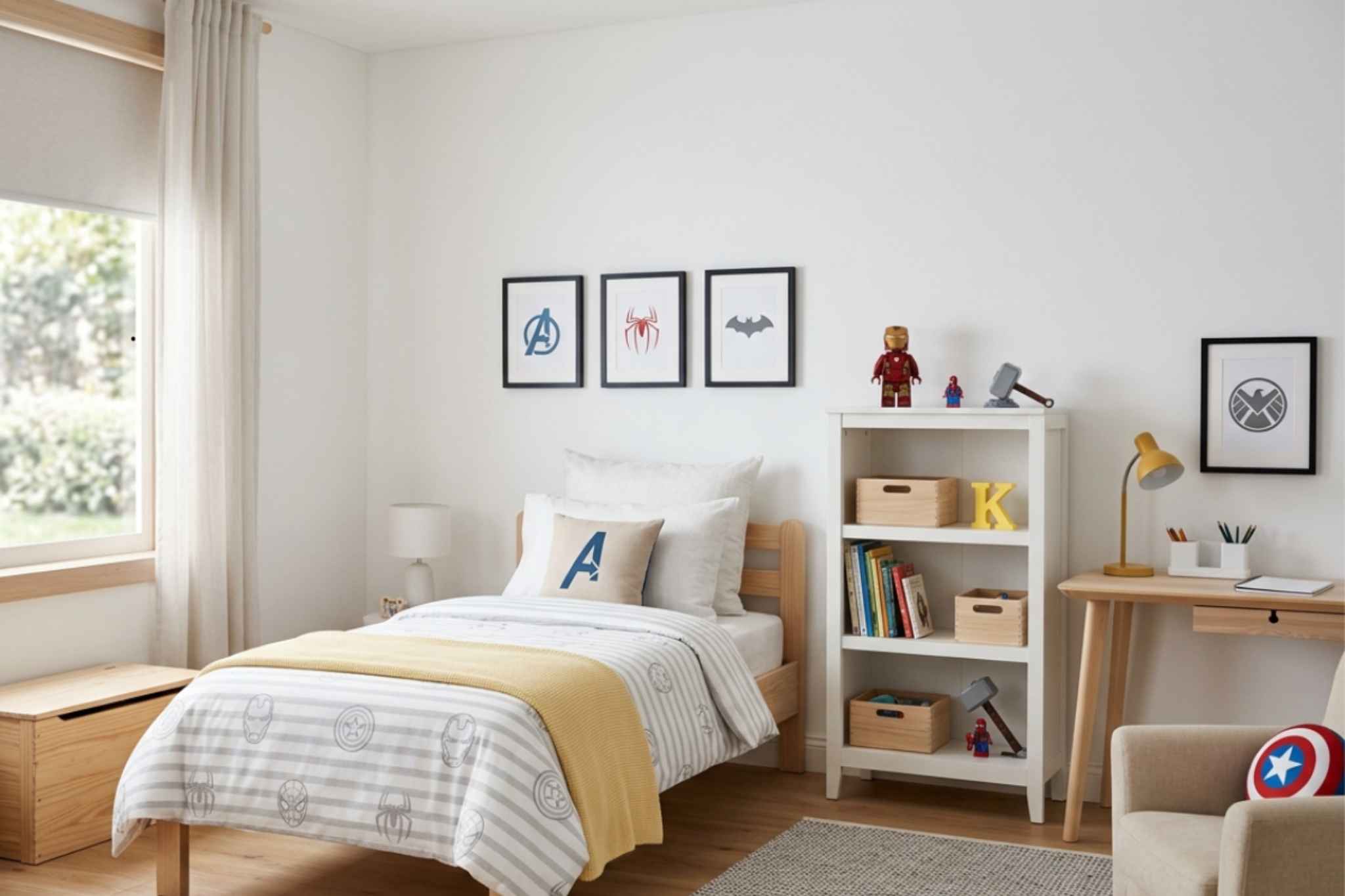 quarto infantil com personagens