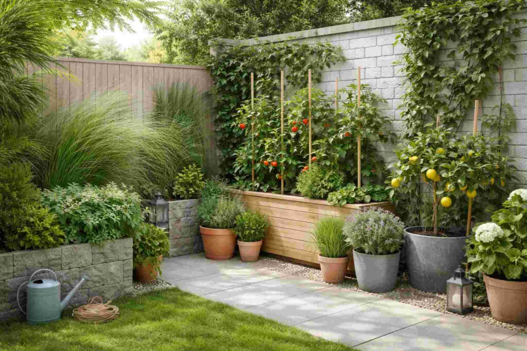 plantas protegidas do vento