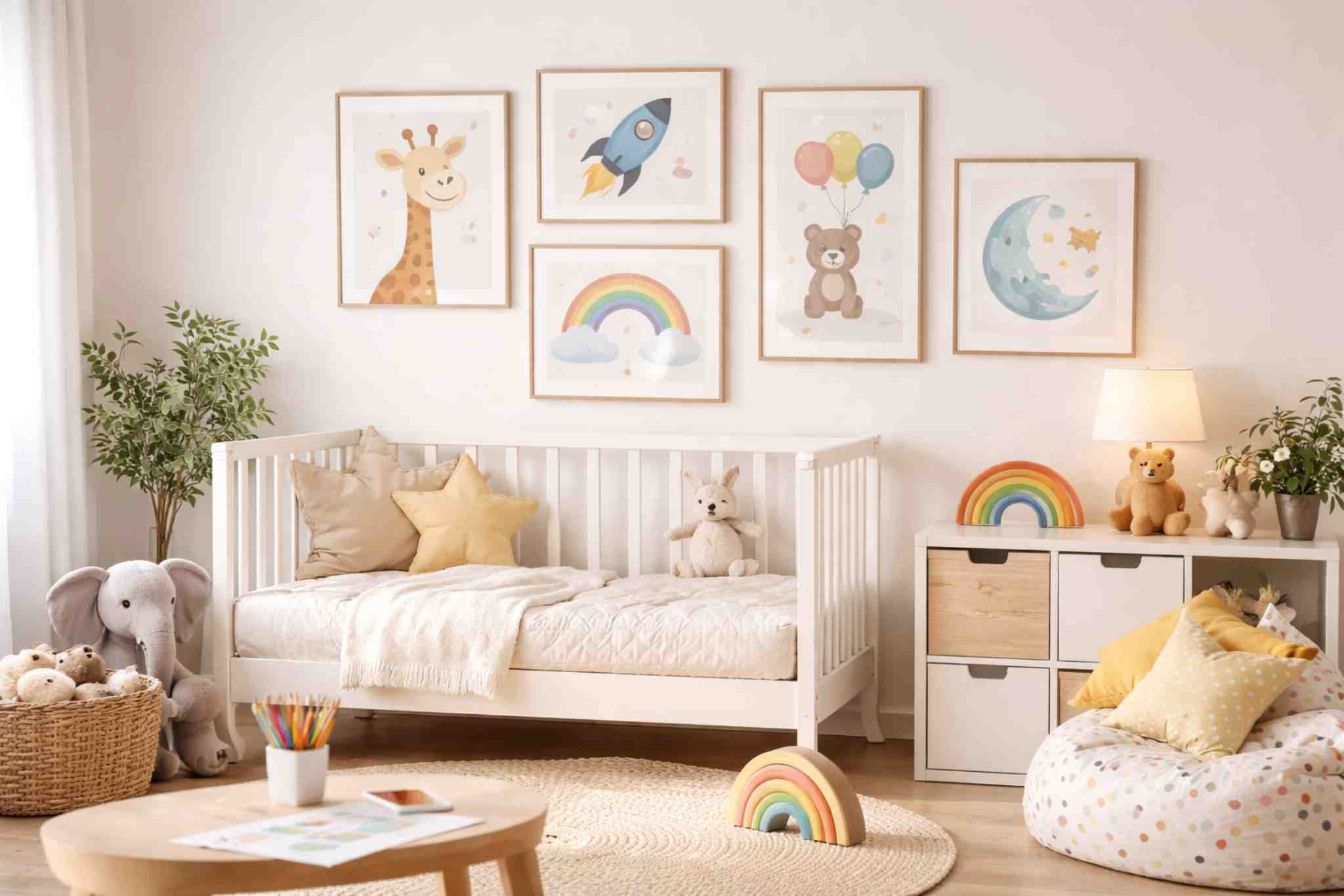 quadros e arte para o quarto infantil