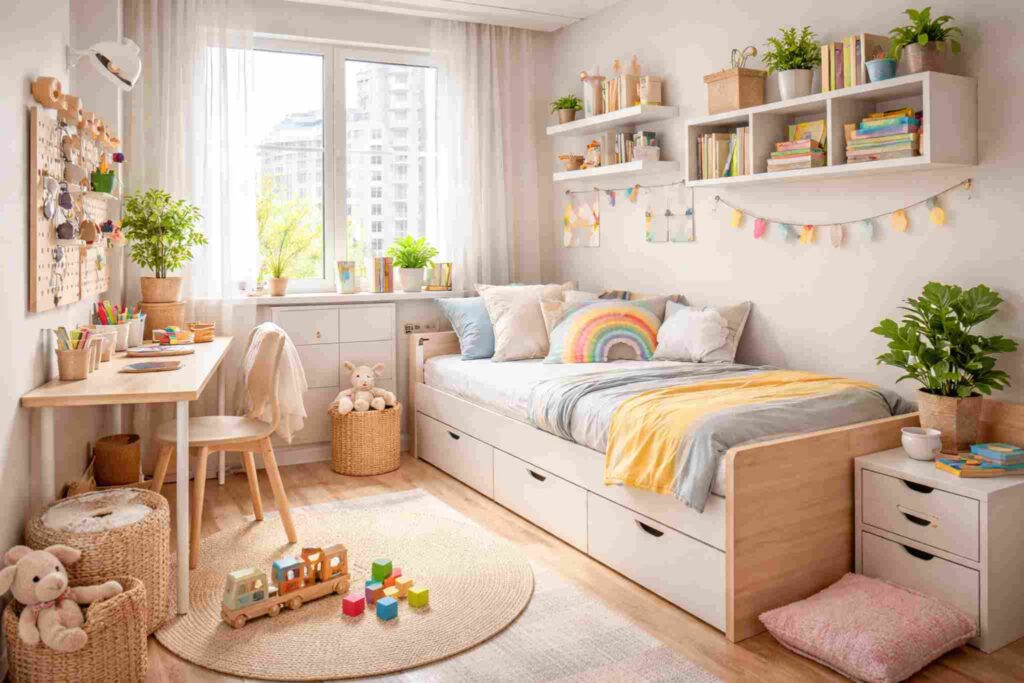 quarto infantil em apartamento