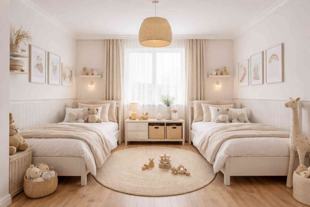 quarto infantil para gêmeos